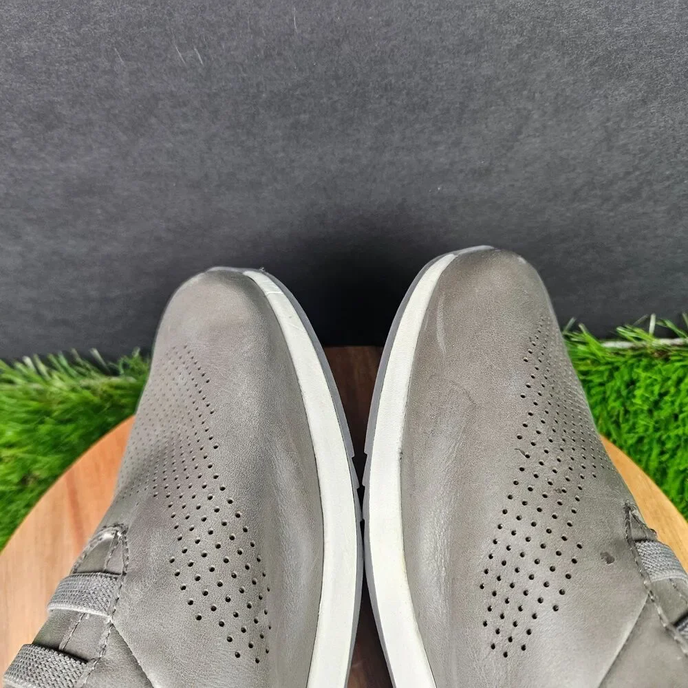 Kizik Boston Mens Size‎ 14 Gray Casual Classic Hands-Free Slip-On Shoes Sneakers